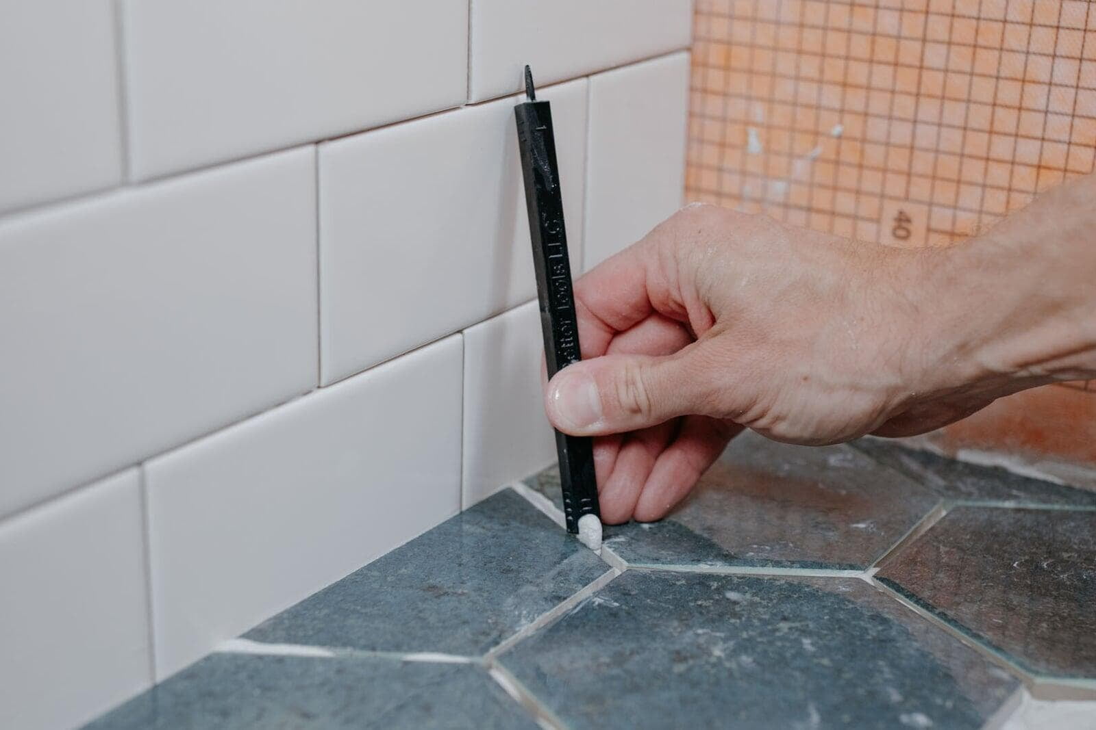 ThinStick grout trimming tool.