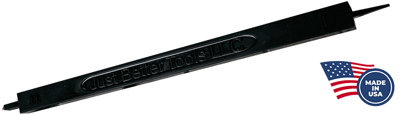 ThinStick tile tool for grout trimming